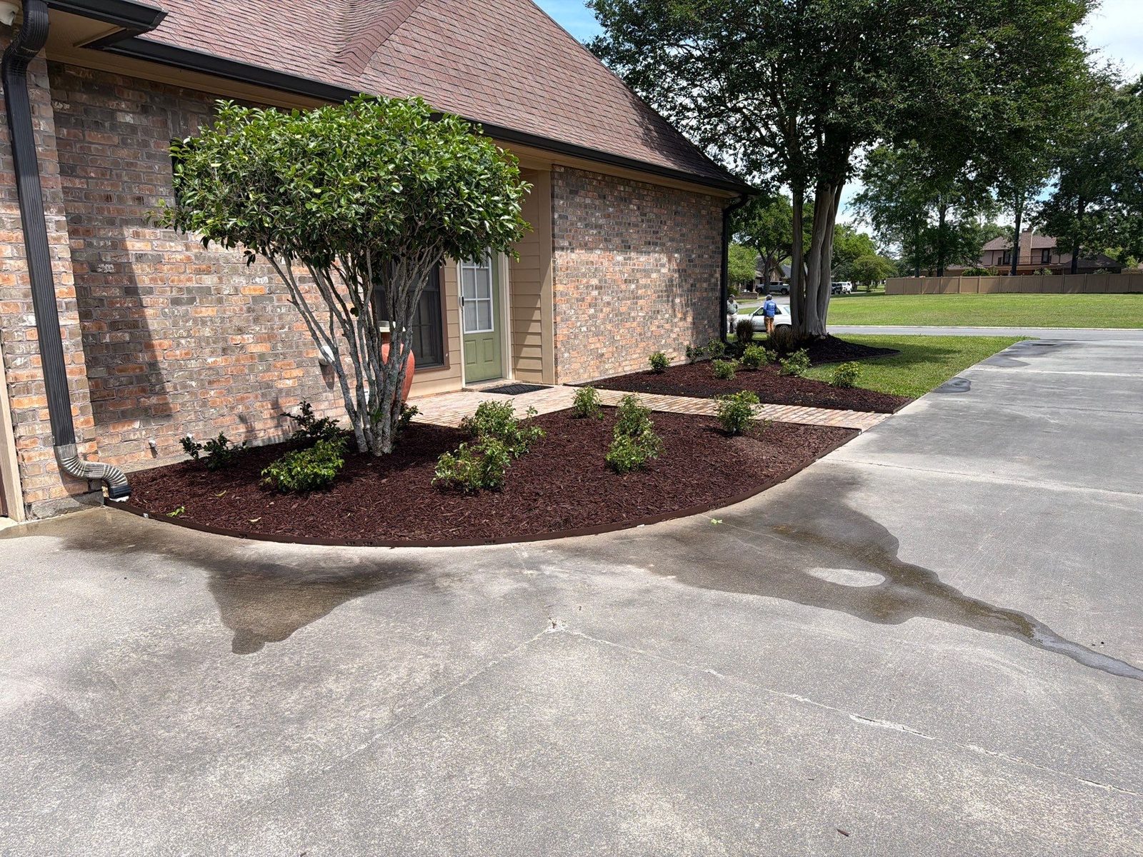 Bed installation & shrub work by Hornsby Landscaping